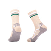 Crew Merino Wool Hiking Socks for men | Colorblock Stripes